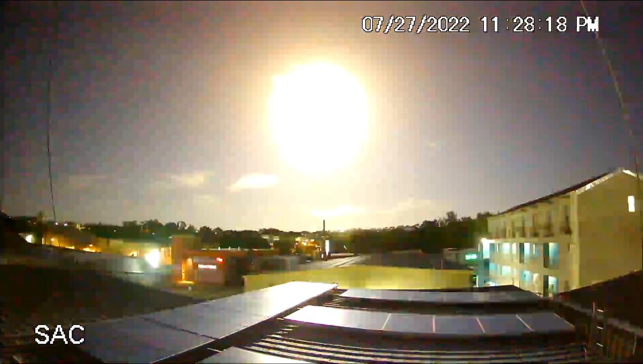 Impresionante Meteoro avistado en Puerto Rico